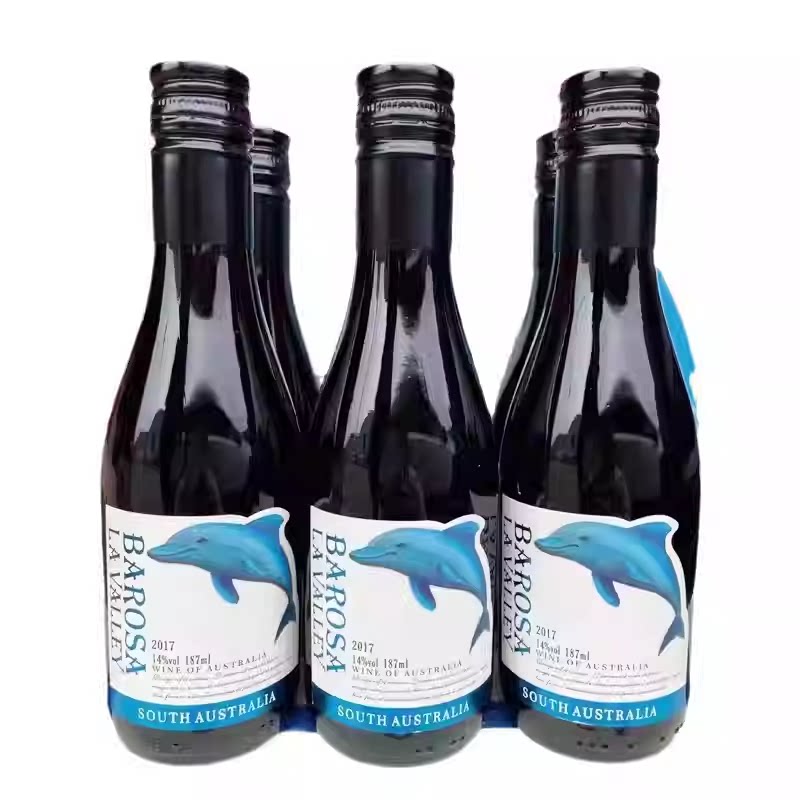 澳大利亚进口红酒 187ML美容红酒  巴罗萨拉谷干红葡萄酒6瓶
