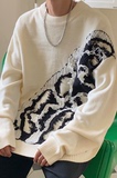 宽松圆领拼接休闲毛衣针织衫套头毛线衣现货哦~-BKM11-P75，男装针织衫/毛衣，电商B327