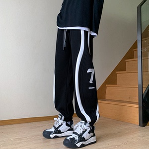 23新款抖音男女休闲卫裤运动裤  KZ01-P60控78图片