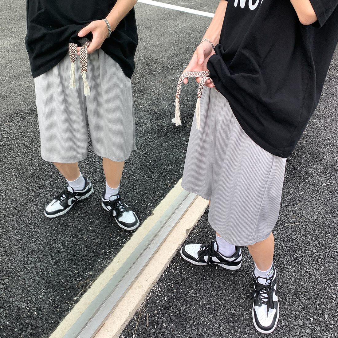 夏天清凉男士休闲短裤五分裤百搭中裤沙滩裤DK19-P35,男装牛仔裤,电商B327