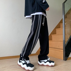 主推款 k58-p60  抖音  美式条纹织带男士休闲裤卫裤图片