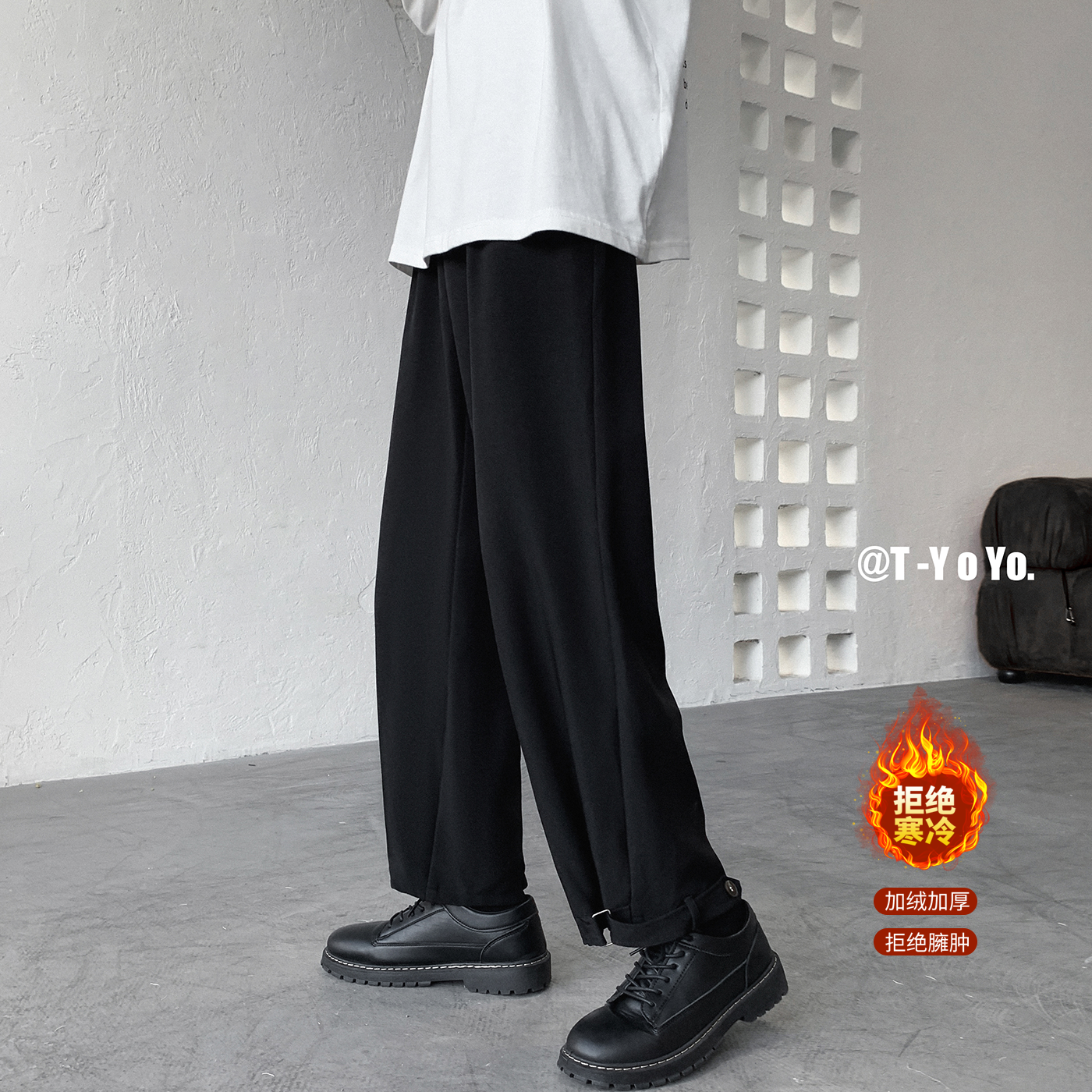 现货XK02-P50加绒P60冲鸭！！男士休闲西装裤宽松西裤休闲裤,男装西服套装,电商B327