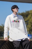 BKM09-P88抖音直播宽松套头圆领宽松刺绣毛衣保暖针织衫，男装针织衫/毛衣，电商B327