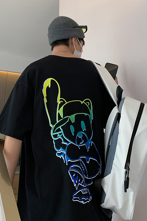 现货主推款男女夏天宽松休闲短袖t恤半袖teeT18-P25,男装T恤,电商B327