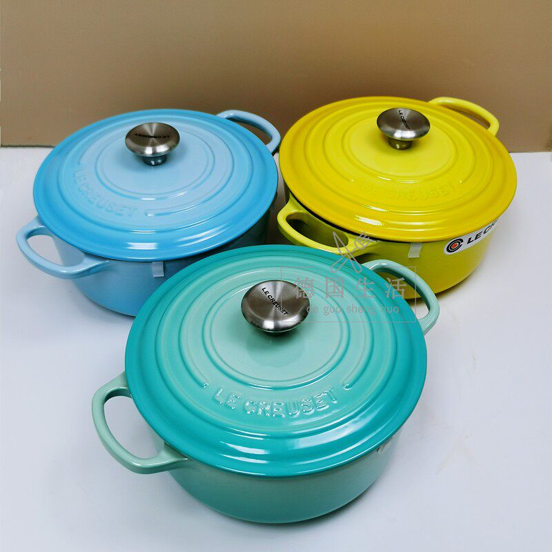 法国进口酷彩Le Creuset珐琅铸铁锅S级圆形锅炖煮汤煲20cm