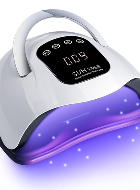 新款X19Max美甲灯 大功率320W指甲烤灯速干甲油胶led光疗机美甲灯