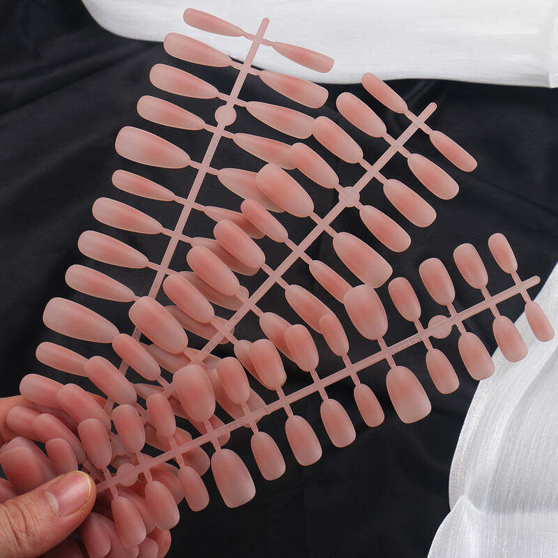 穿戴甲裸粉磨砂渐变腮红万能打底素颜高级纯欲气质女士穿戴式美甲,彩妆/香水/美妆工具,美甲工具,淘宝优惠券,粉丝福利购,淘宝优惠卷