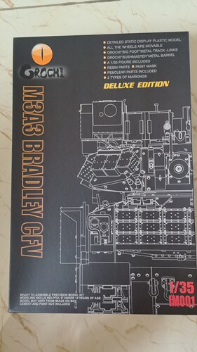 大蛇 1/35 M3A3 Bradley CFW 限量版 全新