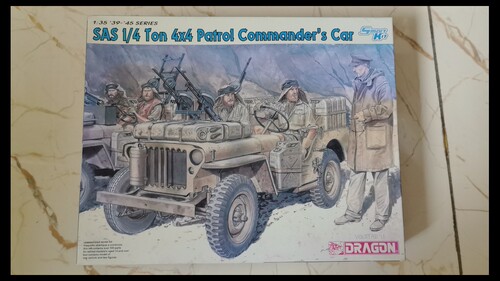 6724 1/35 SAS 1/4 Ton 4x4 Patrol Commanders Car