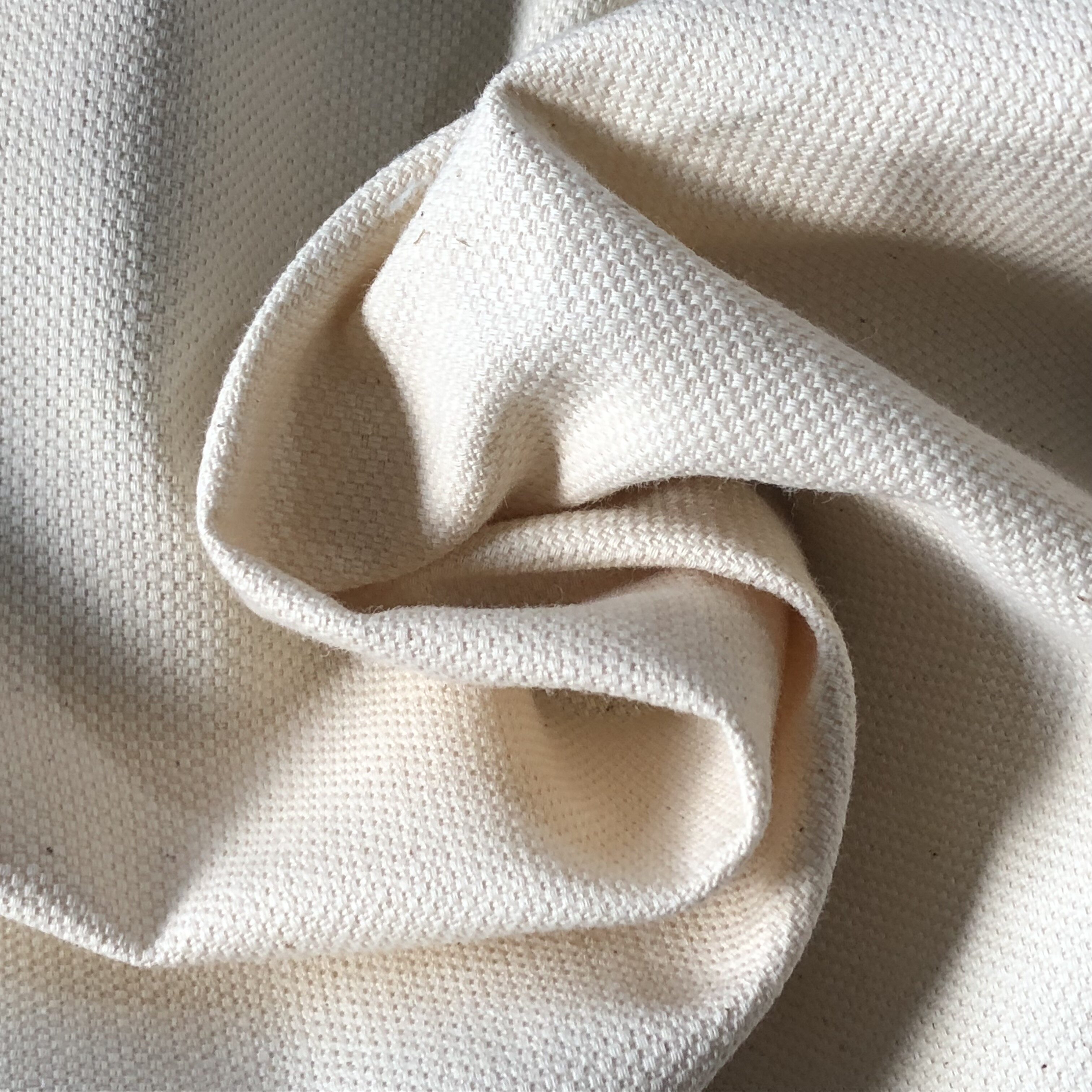 剑道服 全棉提花本白重磅服装面料 优质长绒棉胚布 小满天星布