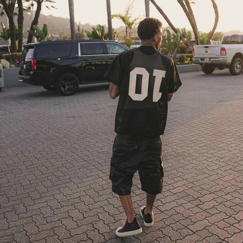 ASKYURSELF网眼短袖T恤