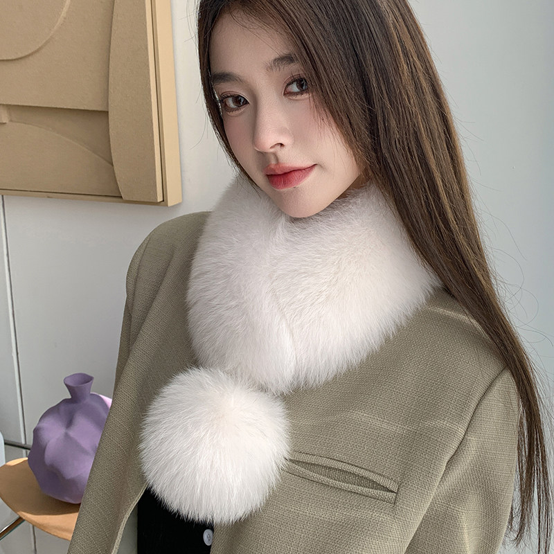 韩版新款冬季大毛球狐狸毛围脖真毛女双面围巾磁铁吸扣毛领子皮草,服饰配件/皮带/帽子/围巾,围巾/丝巾/披肩,淘宝优惠券,粉丝福利购,淘宝优惠卷