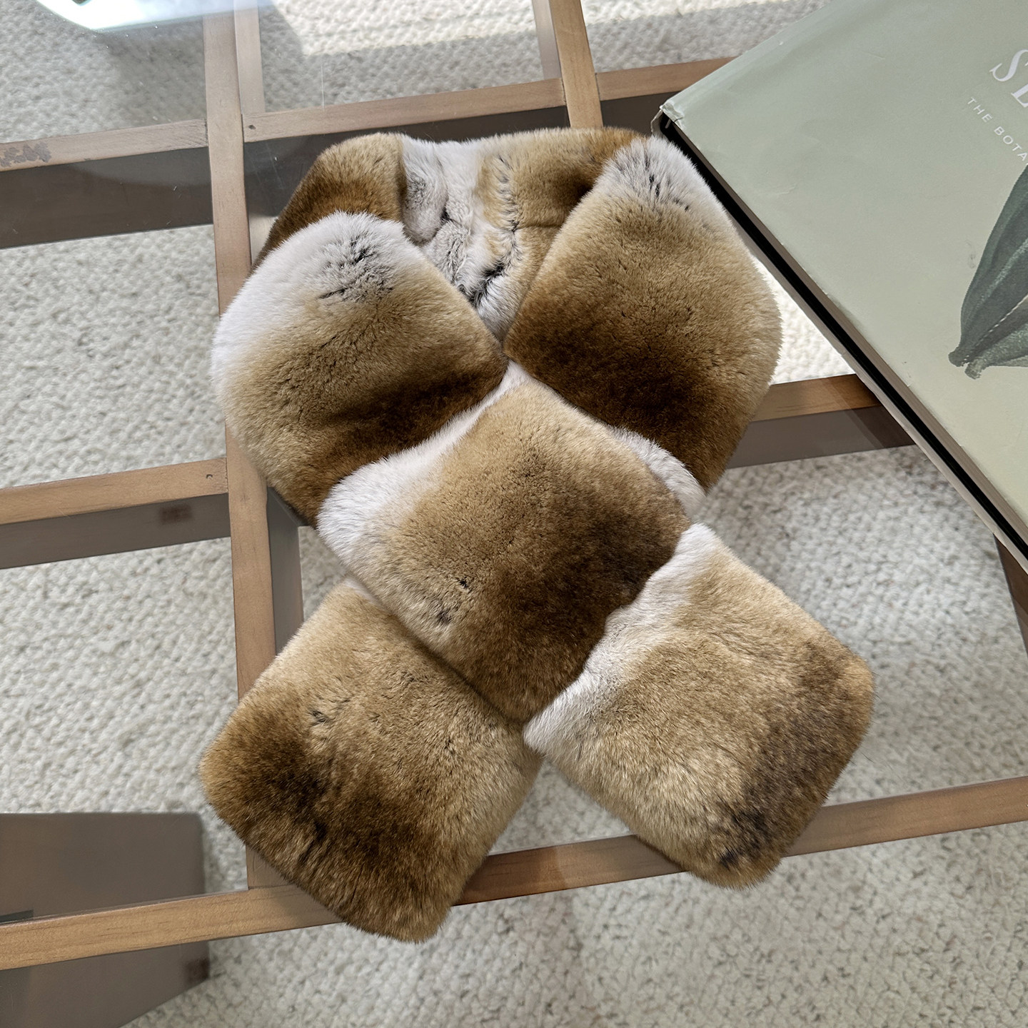 气质琥珀金色獭兔毛真毛皮草围巾 双面整皮中长款穿插围脖女冬季,服饰配件/皮带/帽子/围巾,围巾/丝巾/披肩,淘宝优惠券,粉丝福利购,淘宝优惠卷