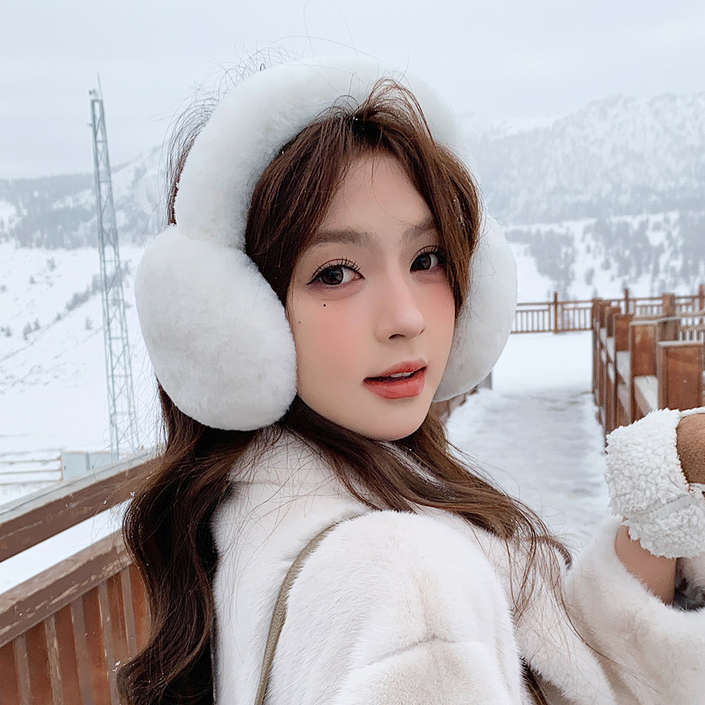 双面羊毛耳套真毛皮草耳捂男女韩版纯色可折叠耳包冬季保暖耳罩,服饰配件/皮带/帽子/围巾,耳套,淘宝优惠券,粉丝福利购,淘宝优惠卷