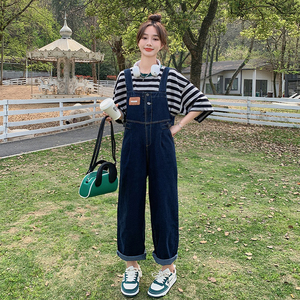 已出货226-A363-P115  2024夏季新款牛仔背带裤女  168图片