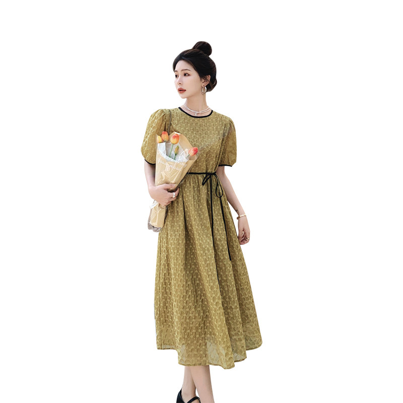 已出货226-A119-P1202024夏季新款中长款连衣裙女168,女装连衣裙,惟卡贝娜