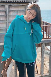 现货226-A32-P105 2022秋季中长款卫衣女 控价158图片