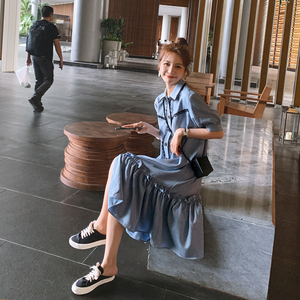 现货226-923-P95 2022夏季新款中长款连衣裙女  控价148图片