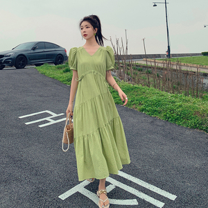 已出货226-A73-P115 2024夏季新款中长款连衣裙女 168图片