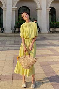 现货226-L85-P105  2022夏季新连衣裙女  控价158图片