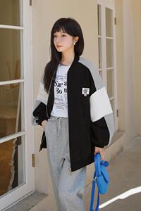 226-A162-P135   2022秋季新款宽松短外套女  控价188图片
