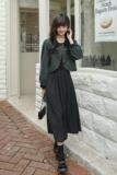 已出货226-A538-P1452024春季中长款连衣裙+牛仔短外套208，女装连衣裙，惟卡贝娜