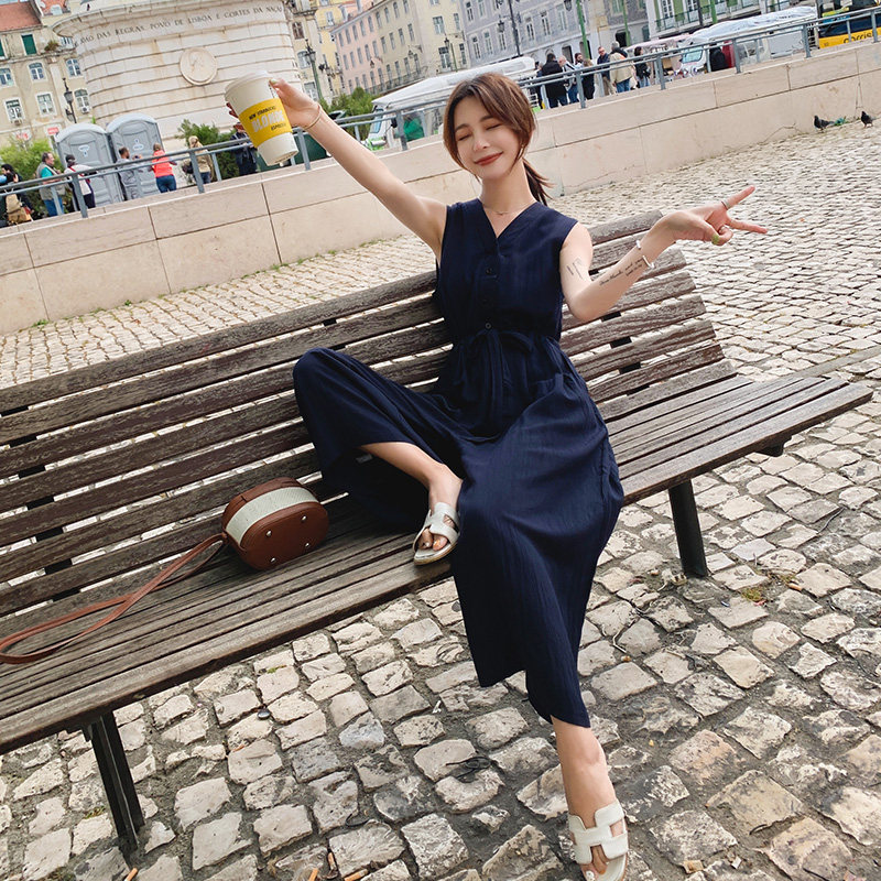 12号出货货226-918-P115  2021夏季新款连体裤女  控价168图片
