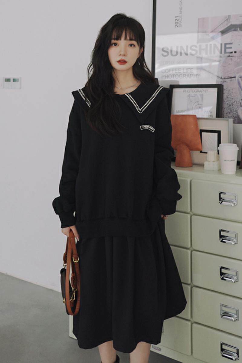 现货226-A10-P1152022秋季中长款卫衣控价168,女装连衣裙,惟卡贝娜