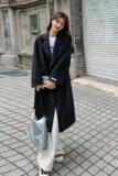 现货（70毛双面呢）226-A566-P2702023冬季韩身毛呢女398，女装毛呢外套，惟卡贝娜