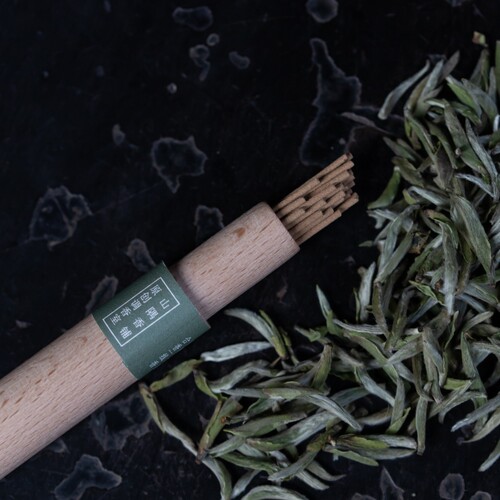 天然植物白茶线香山隅手工合香