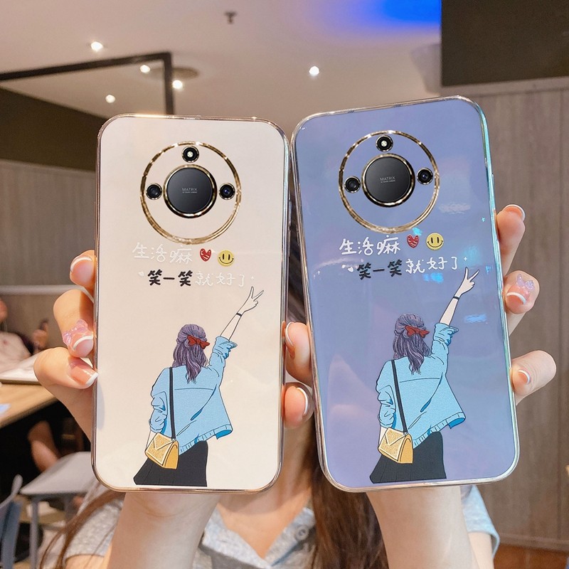 适用华为荣耀x40硅胶创意手机壳