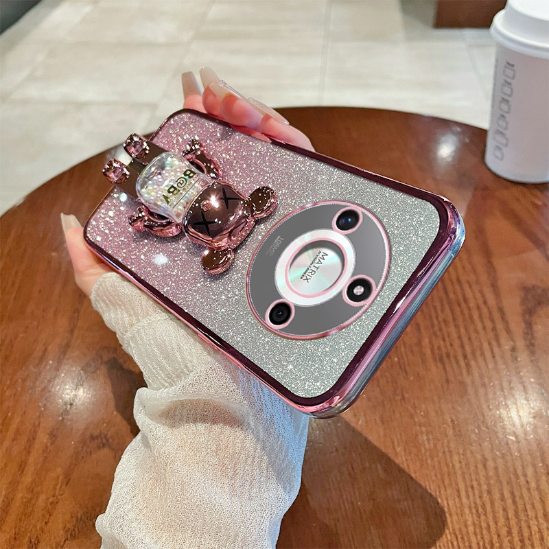 适用荣耀Honorx50硅胶手机壳支架