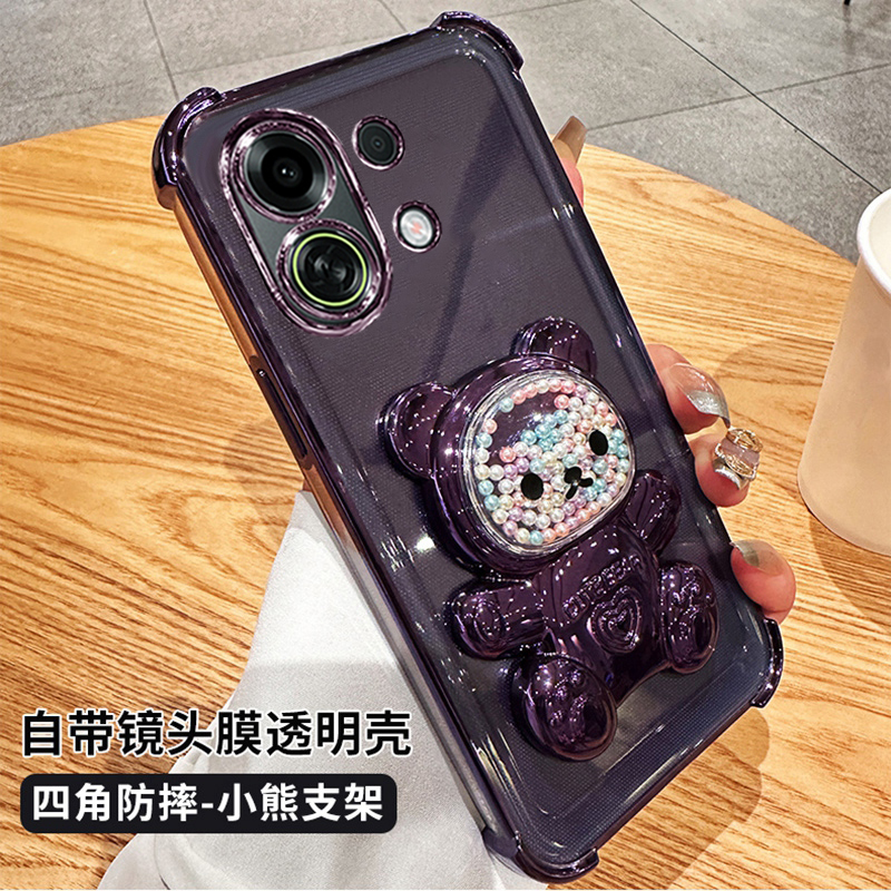 适用oppok13turbo手机壳OPPO K13Turbo Pro硅胶保护套5g壳膜一体PLM110全包防摔PLE透明软女0pp0k带支架新款