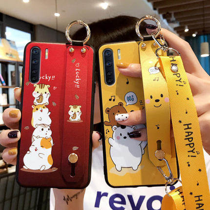 OPPOa91硅胶手机壳可斜挎挂绳