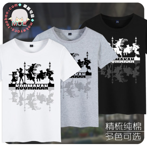 东方Project 雷米莉亚芙兰朵露 红魔馆 动漫T恤 纯棉短袖长袖卫衣