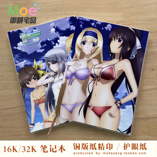 IS 无限的斯托拉托斯 篠之之箒 塞西莉娅 动漫笔记本 英语空白本