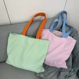 Японский шоппер, портативная сумка на одно плечо, универсальный тканевый мешок