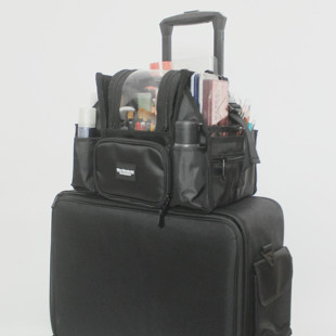 拓展化妆包跟妆包牛津布PVC内衬可斜跨可手提可套拉杆mykitco平替