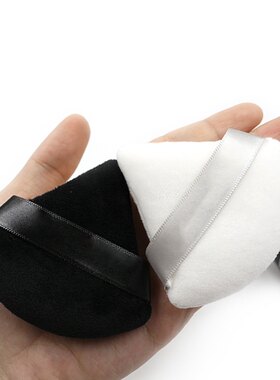 三角干粉扑纯棉化妆师细腻新疆棉