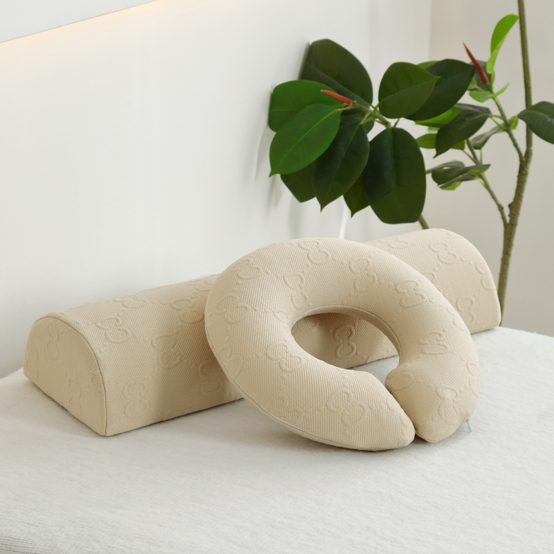 美容院半圆脚枕乳胶枕U型枕