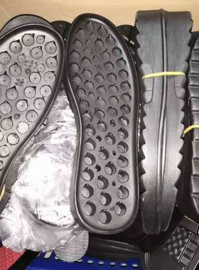 237女士聚氨酯pu平跟雪地靴宽圆头老太太鞋底皮鞋轻41码黑色鞋底