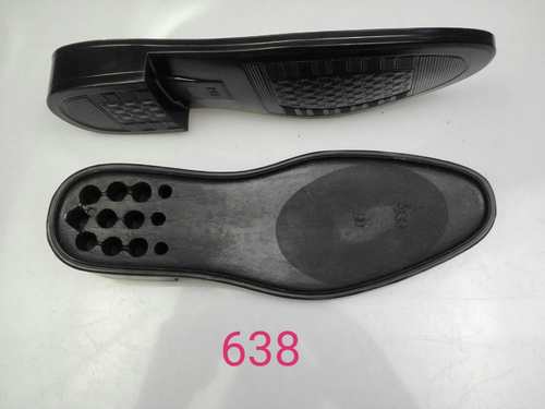 男士鞋底直跟小圆头尖头鞋底