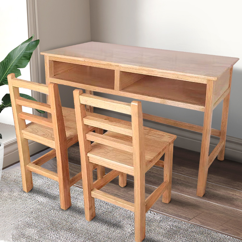 纯实木双人课桌初中生小学生家用书桌免安装椅套装简约老式写字台,商业/办公家具,课桌椅/学生桌椅,淘宝优惠券,粉丝福利购,淘宝优惠卷