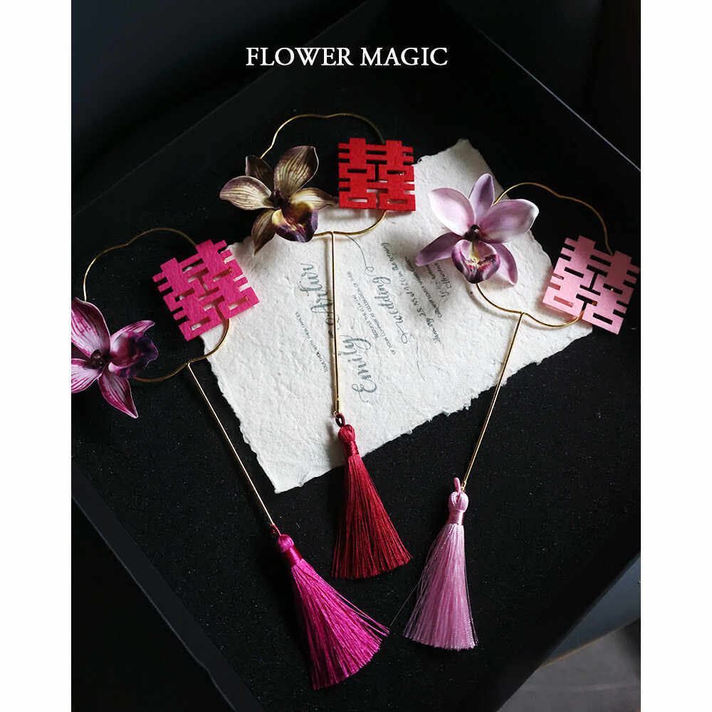 迷你巴掌扇喜庆色系双喜结婚礼新娘伴娘迎亲拍照道具上镜出片喜扇