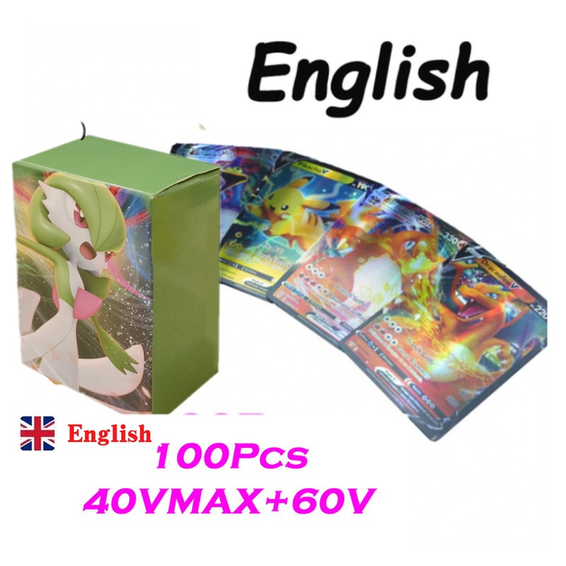 神奇宝贝卡片vmax高攻击力英文卡牌Pokemon Cards宝可梦炫彩金卡