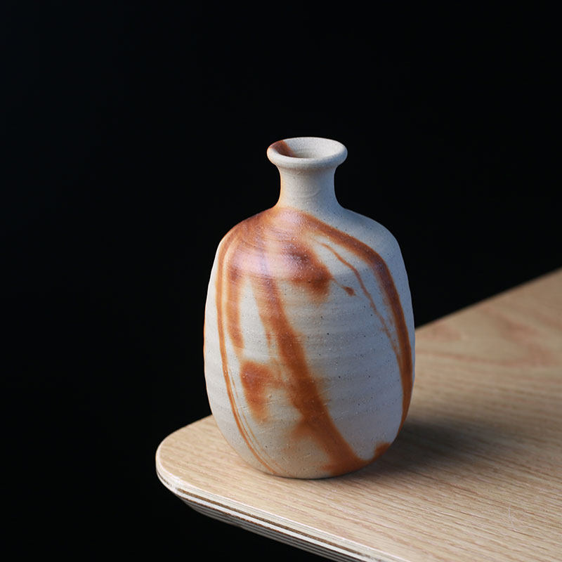 日本进口六大古窑备前烧酒壶茶杯清酒白酒酒杯德利杯子酒具居酒屋