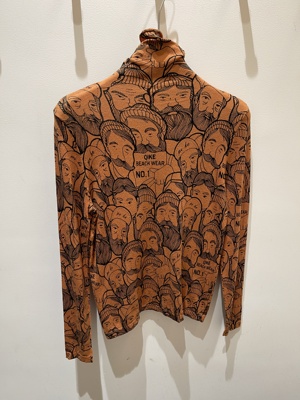 2025秋冬新款卡通印花高领打底衫女修身显瘦内搭上衣