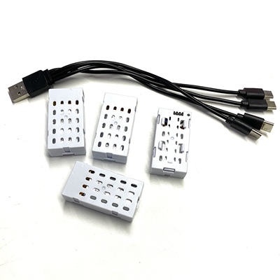 L0717足球飞行器四轴飞机模块电池3.7V/600mah遥控无人机电池配件