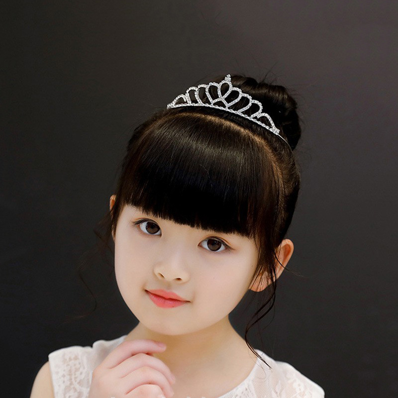 水钻皇冠发箍插梳儿童头饰品发梳