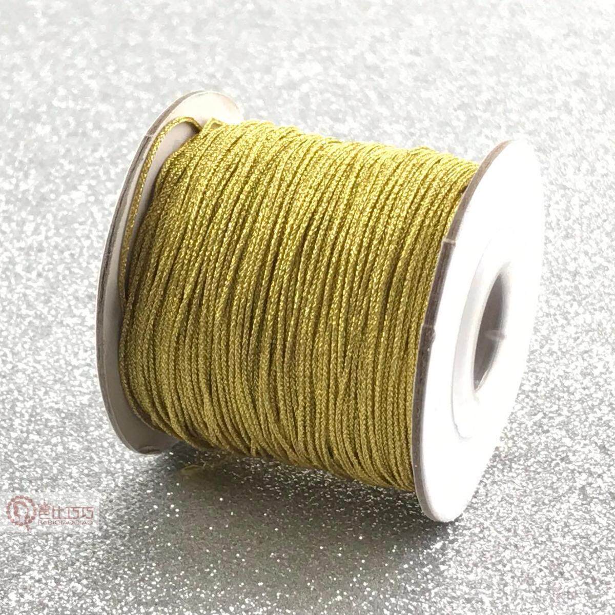 X1 NO. 72 GOLD AND SILVER WIRE A JADE WIRE GOLD AND SILVER 0.8 1MDIY HAND-BRAIDED ROPE MATERIAL WRAPPING LINE LITERARY HAND ROPE LINE
